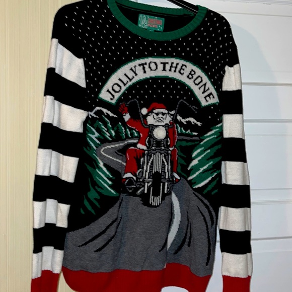 Ugly Christmas Sweater Sweaters - Women’s XL Jolly To The Bone Ugly Christmas Sweater